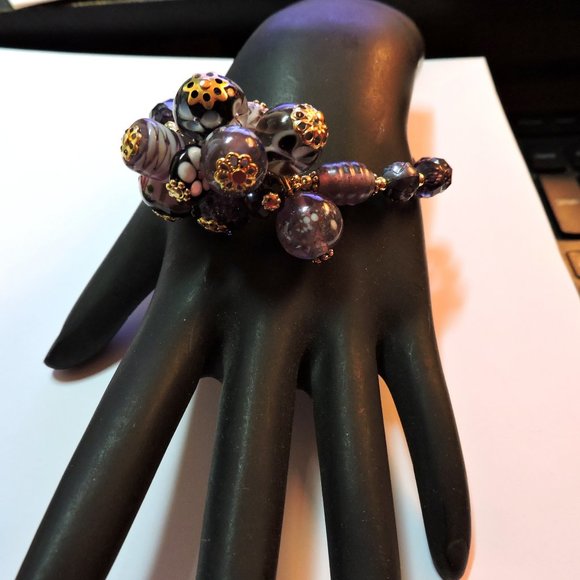 Cha Cha Charm Cluster Bracelets w/magnetic clasp ... CCCCB - Picture 12 of 16